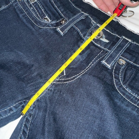 True Religion - Joey Y2K Dark Wash Jeans Size 27 – Iconic Horseshoe Stitch - Picture 10 of 10